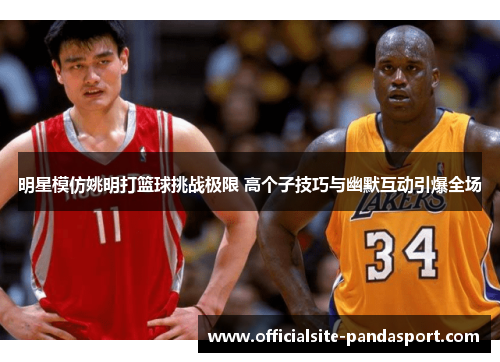 明星模仿姚明打篮球挑战极限 高个子技巧与幽默互动引爆全场